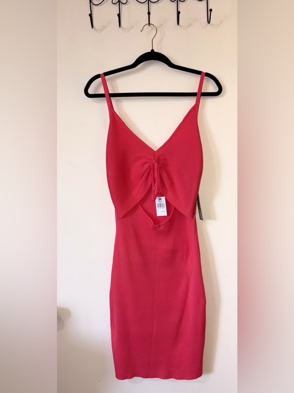 Almost Famous Spaghetti Strap Cutout Bodycon Dress Size XL